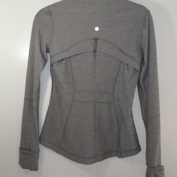 lululemon Define Jacket, likely in a Heathered Slate or similar grey colorway. - Picture 3 of 4